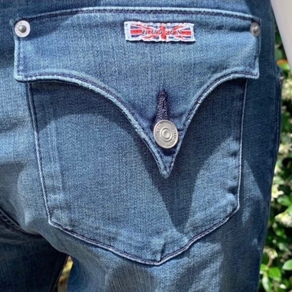 NWT Hudson Collin Ankle Skinny Flap Pocket Distressed Jeans - Picture 13 of 15
